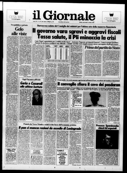 Il giornale : quotidiano del mattino